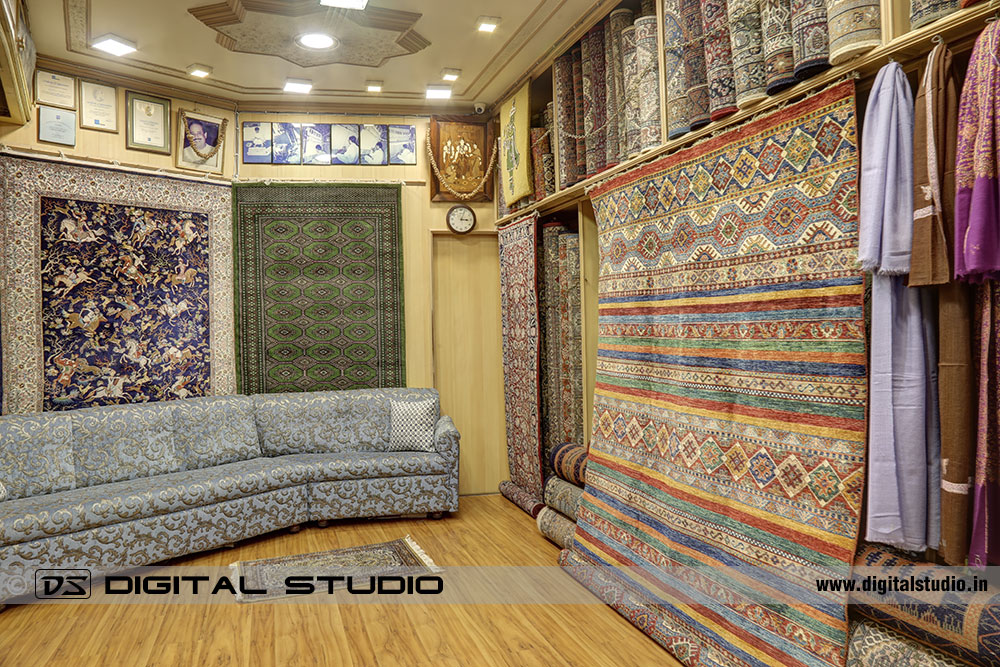 HDR Photograph of Carpets Showroom in Mumbai