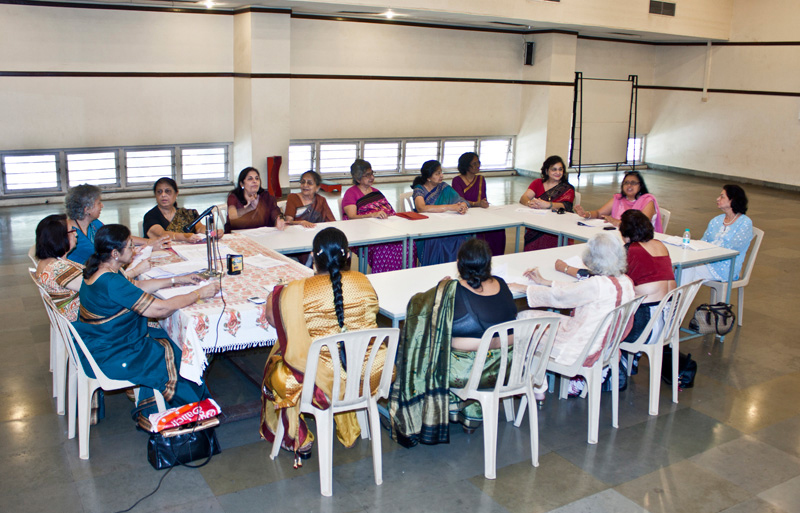 Women executives in meeting