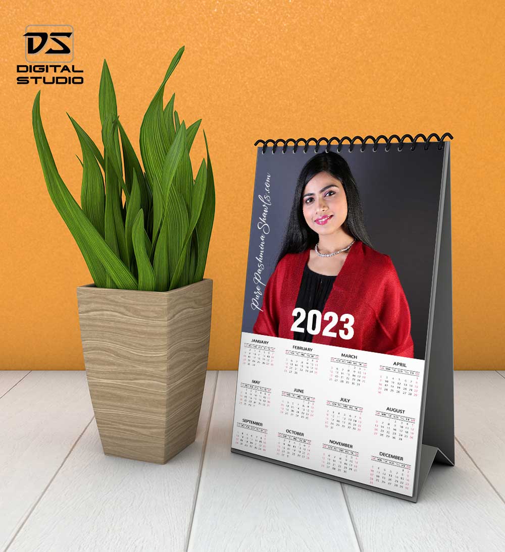 Beautiful desk calendar for 2024