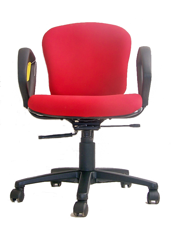 Red Executive chair with arms