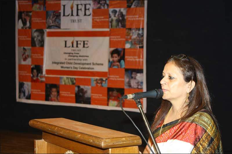 Executive speech at an event