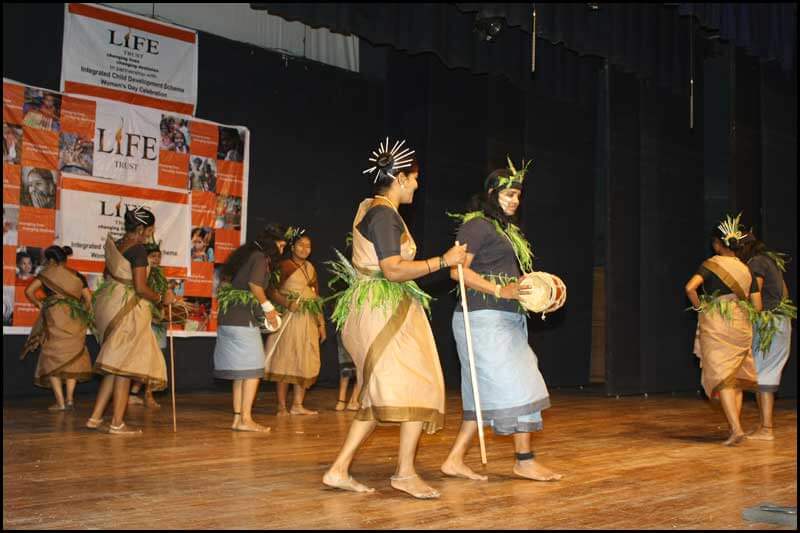 Traditional dance at a corporate event