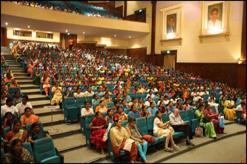 Audience during a corporate event
