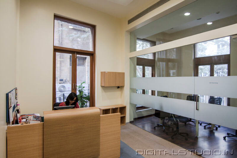 Business house reception area photograph