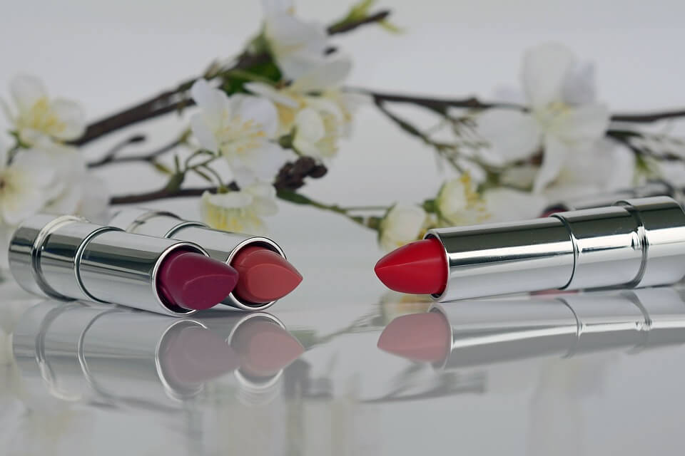 Flowers and lipsticks