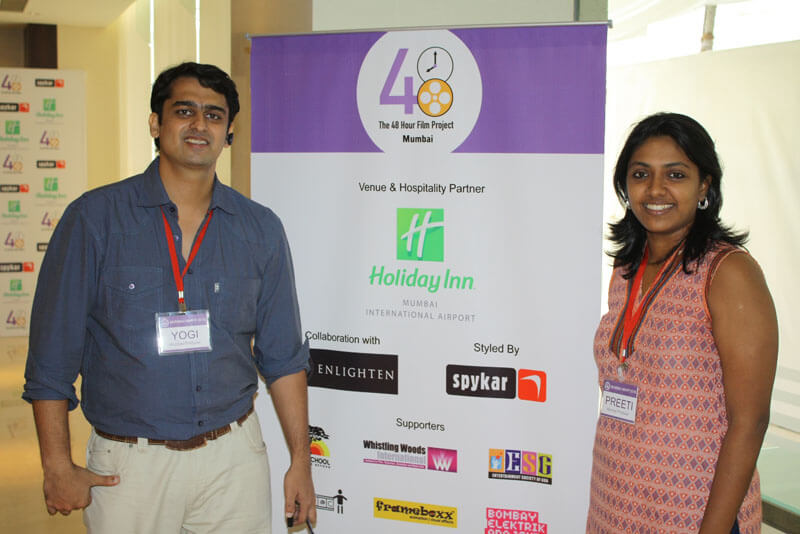 Yogi Chopra and Preeti at 48HFP in Mumbai