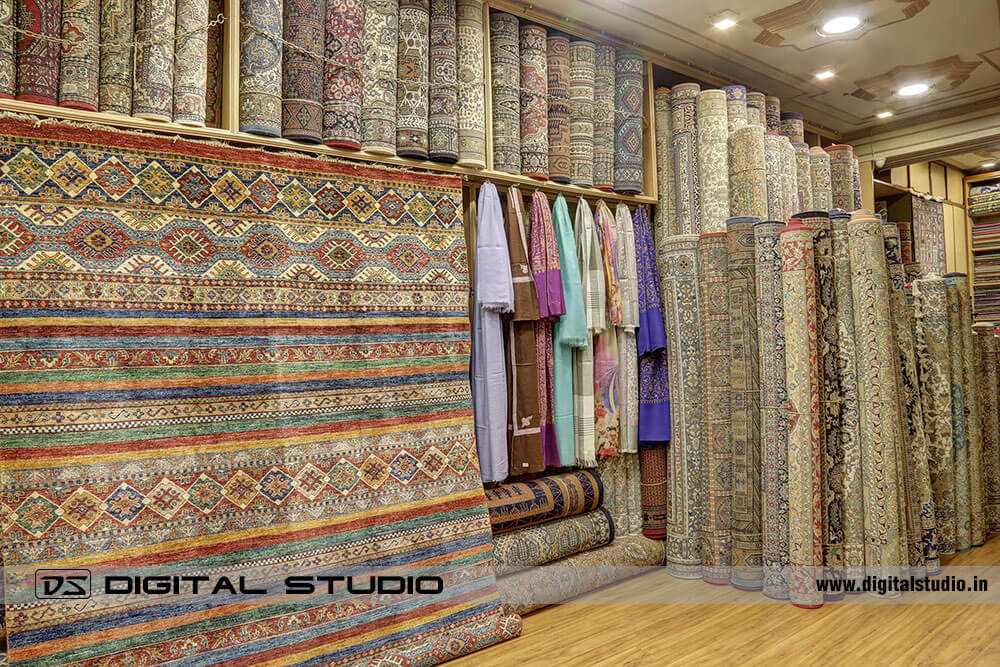 Showroom of Kashmir Oriental Carpets & Rugs in Mumbai