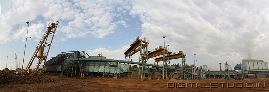 Panorama of Sugar factory in Ethiopia