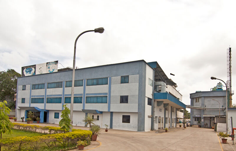 Exterior of a pharma plant in Tarapur