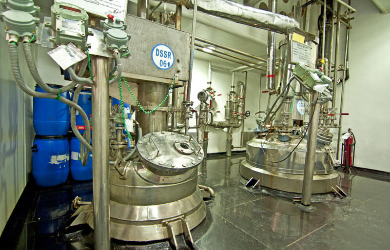 industrial photograph of a pharma plant