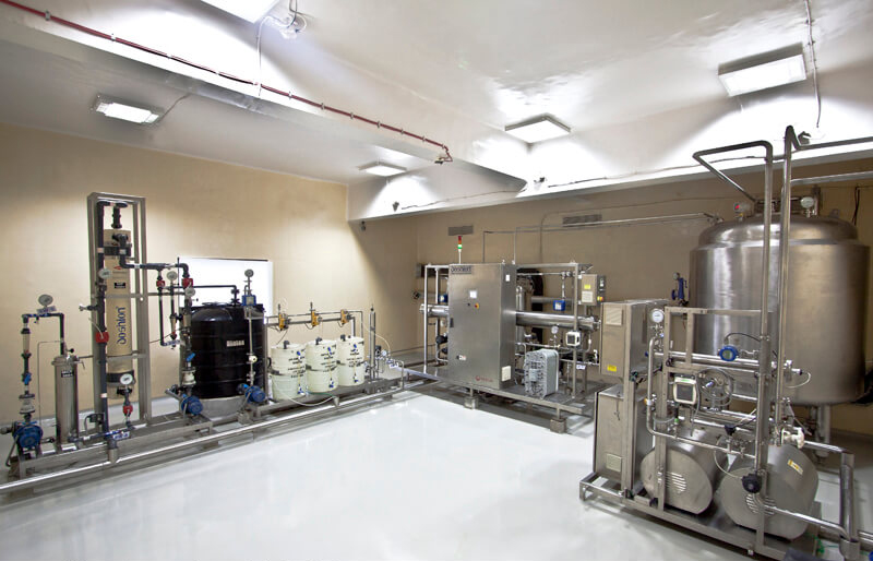 inside view of a pharma plant in Vapi