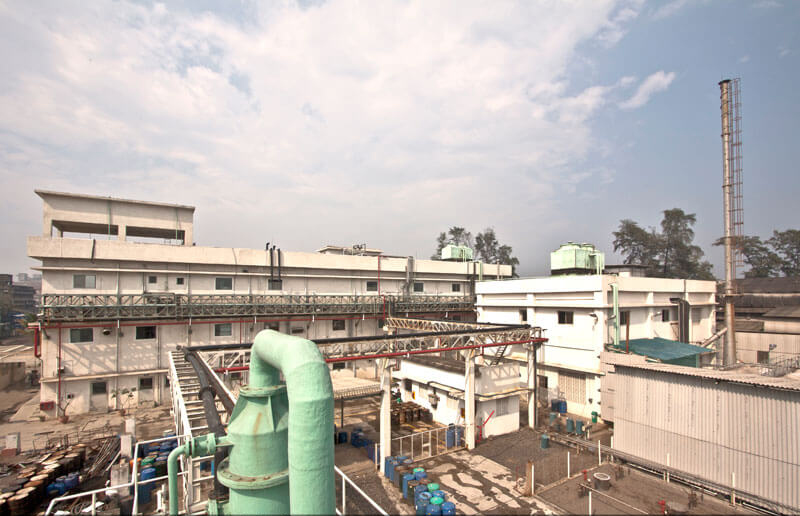 Exterior Top view of a pharma plant in Vapi
