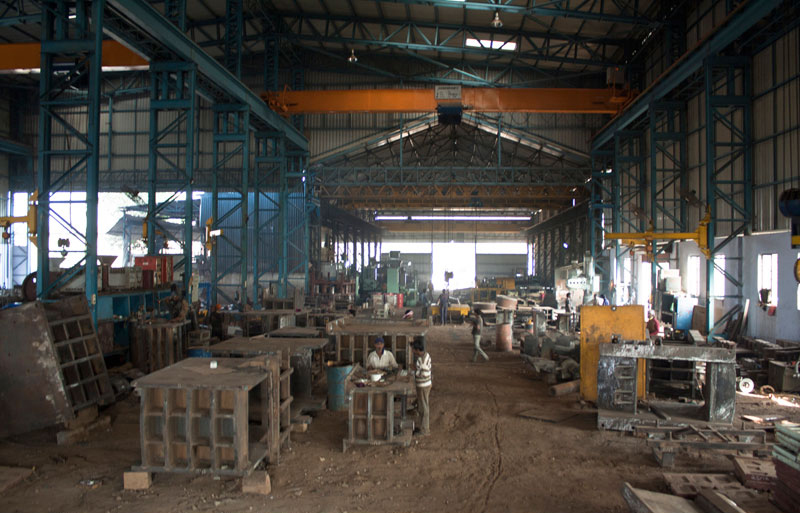 Photography of factory shop floor