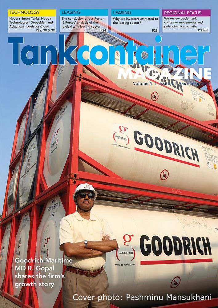 Magazine Cover shot photograph of Goodrich Maritime Managing Director - Gopal