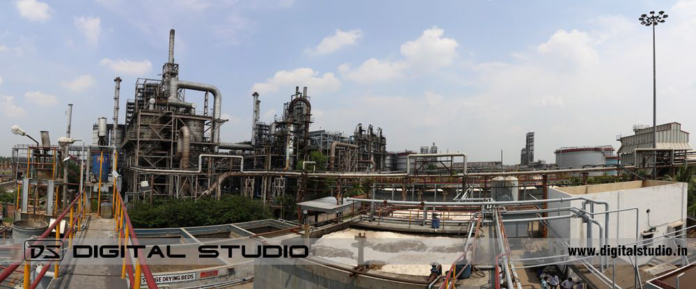 Panorama of Himadri Speciality Chemical Plant at Hooghly
