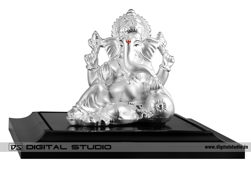 Silver Idol Ganesha Photograph