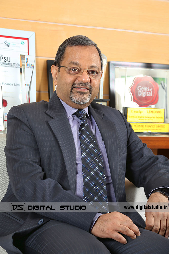 Managing Director sitting in formal business suit
