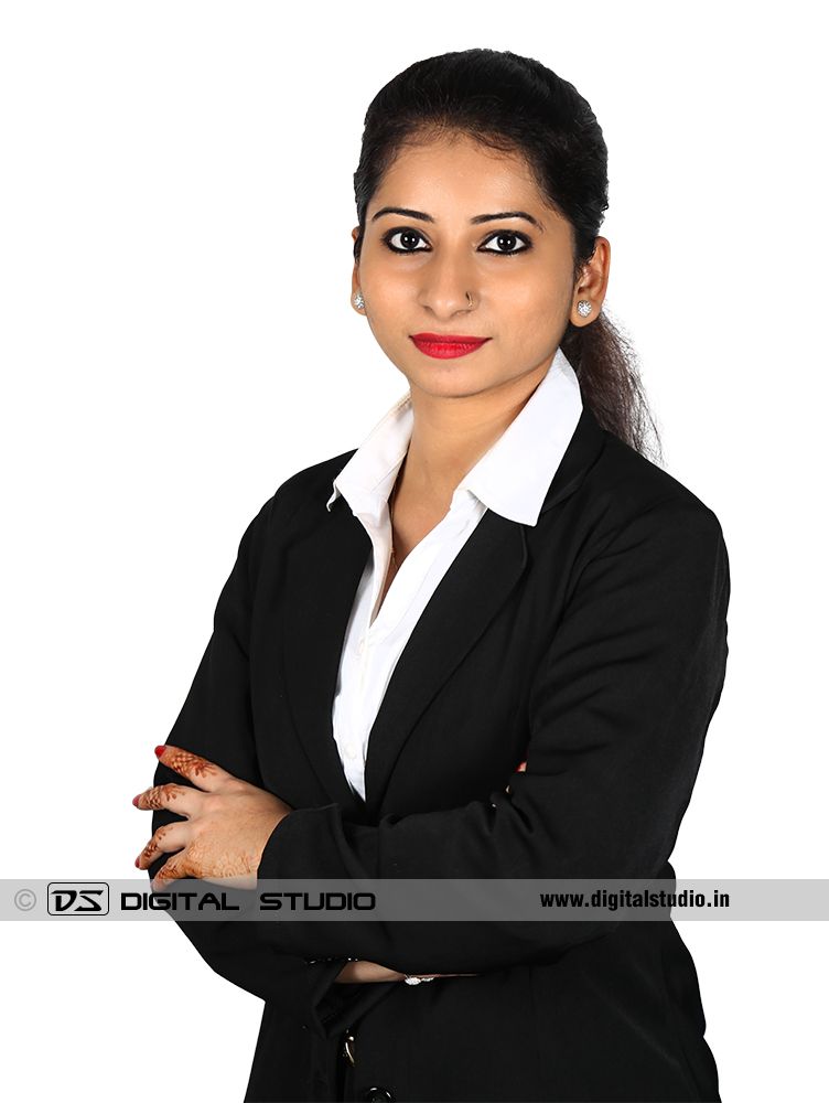 Office executive with black blazer