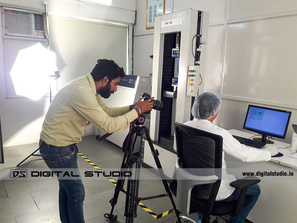 Lab testing report video shoot