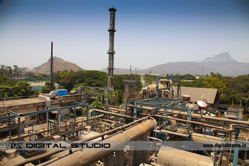 Wide angle photograph of IGPL plant