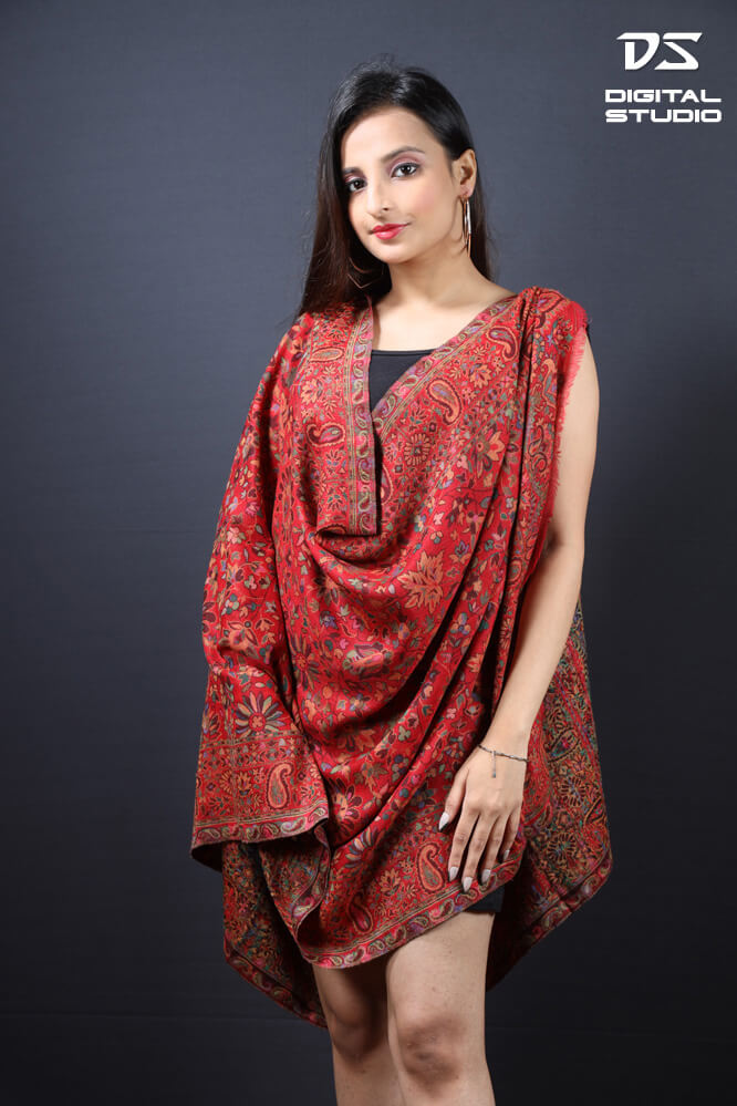 Printed pashmina shawl