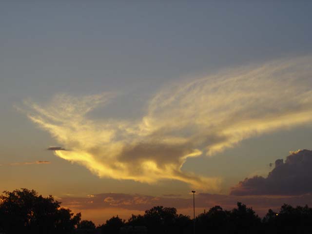 Golden Eagle Cloud Formation