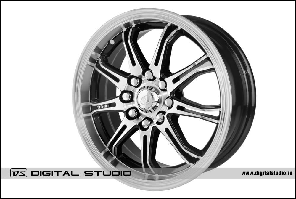 Alloy wheel grey Photograph