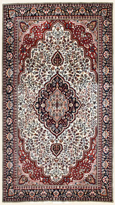 Persian design wool rug