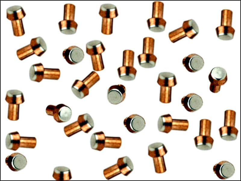 Copper coated screws