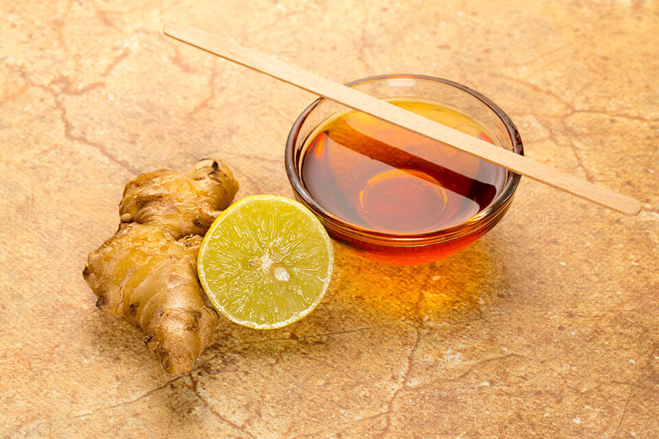 Ginger, lemon and honey 