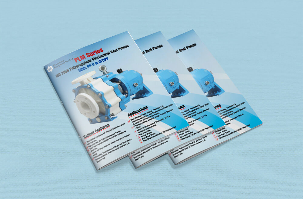 A set of four industrial brochures