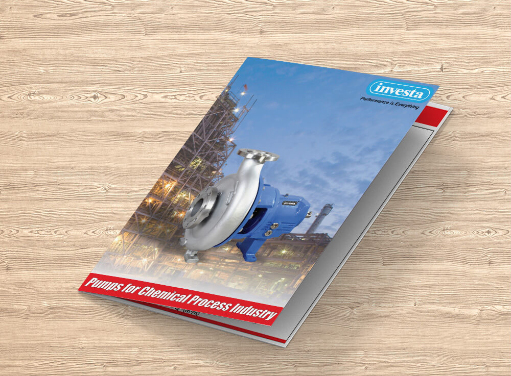 Industrial Brochure for pump manufacturer