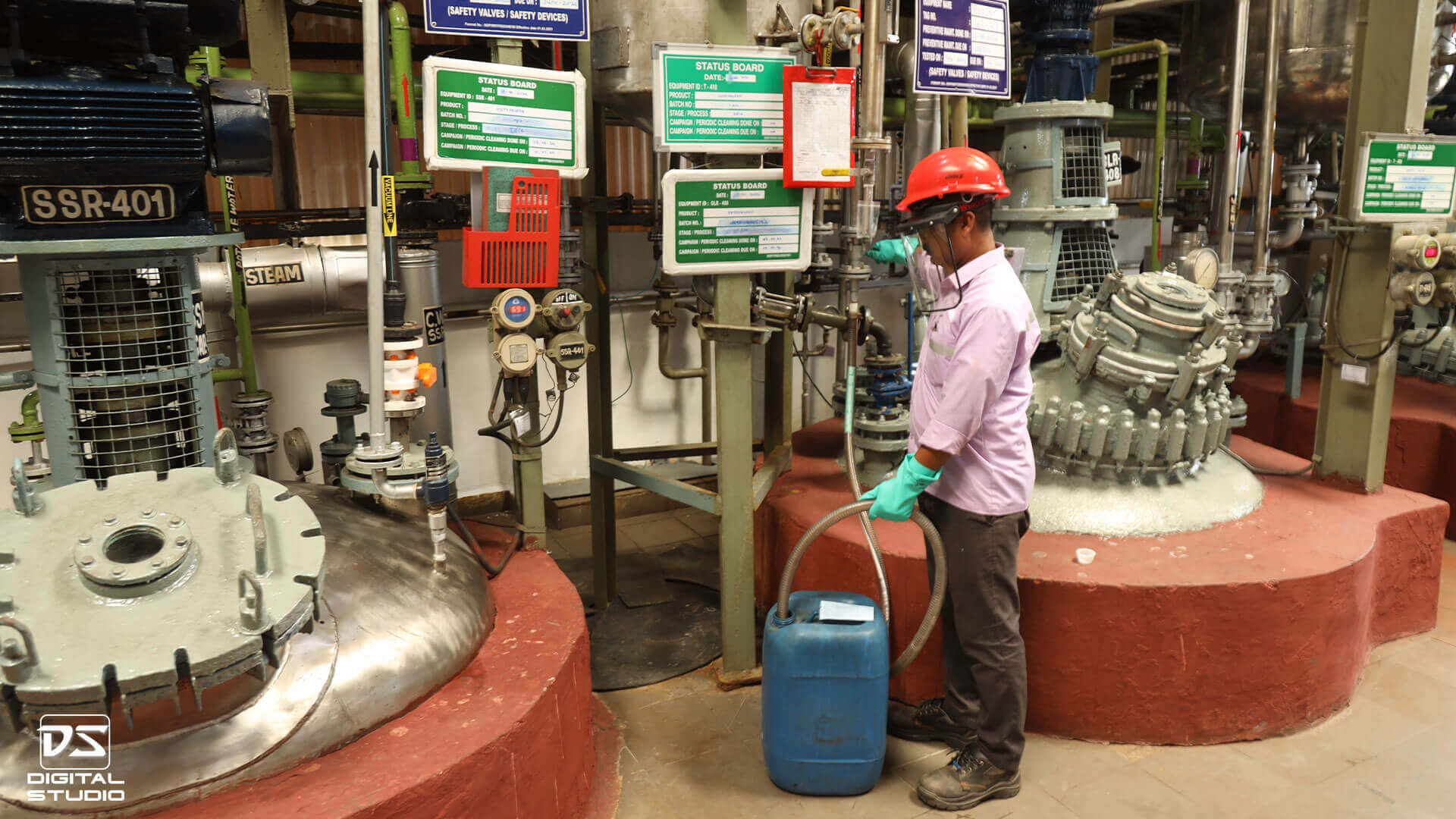 GMP-aware industrial videography and photography for pharmaceutical manufacturing plants