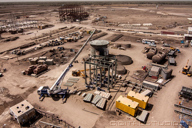 Aerial view of Tendaho sugar Factory