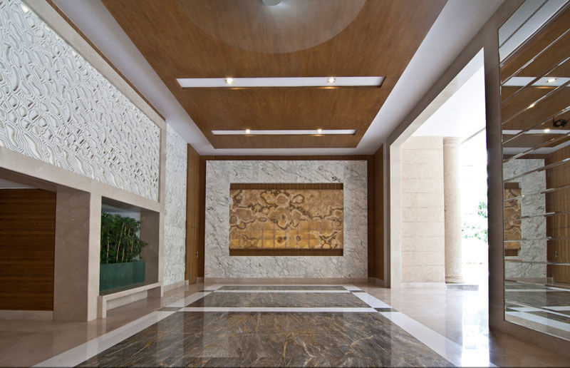 Corporate office lobby