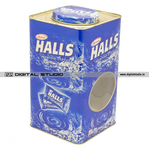 Halls metal box