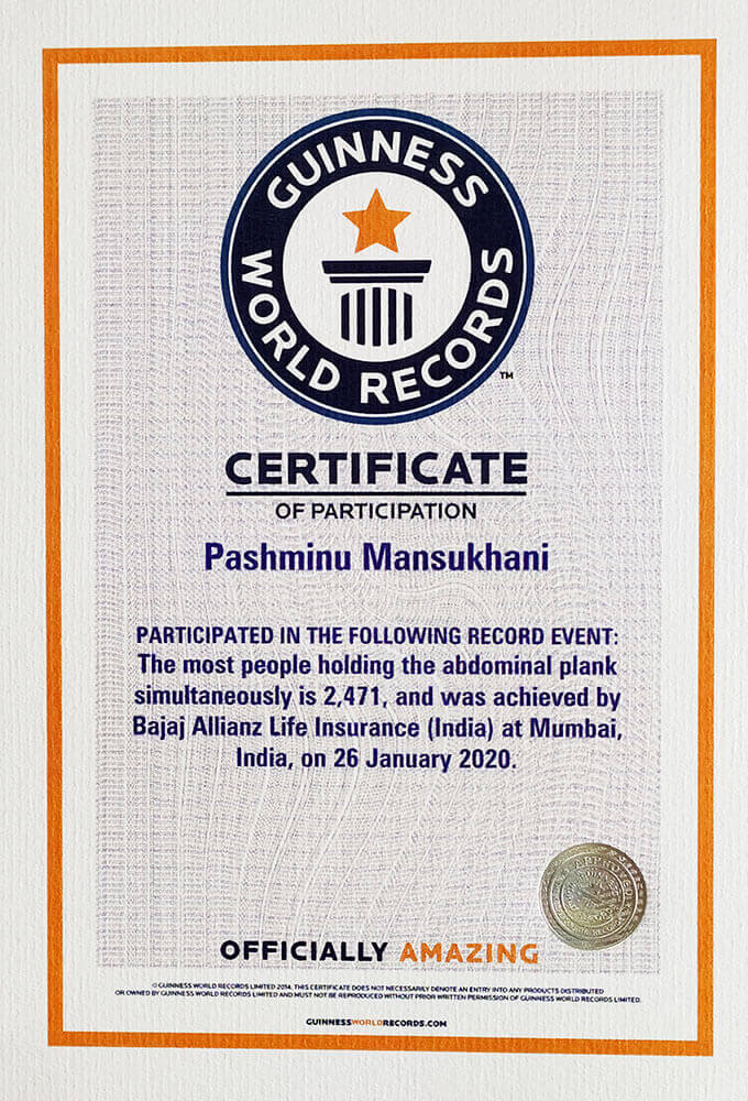 Plankathon Guinness world record