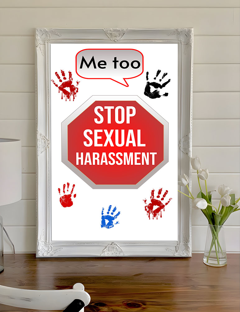 Table display Stop Sexual Harassment