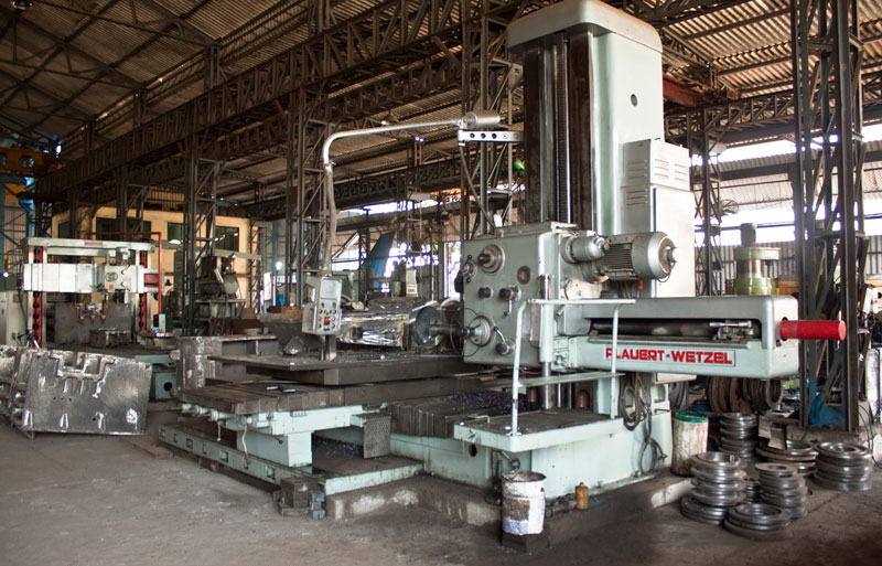 Inside view of heavy engineering factory