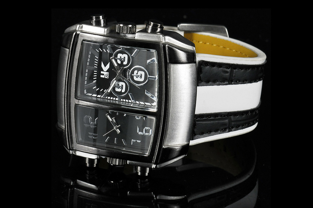 Men's watch side angle photo