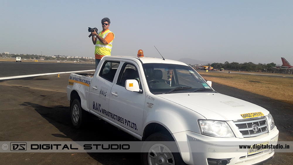 Photography from pickup truck