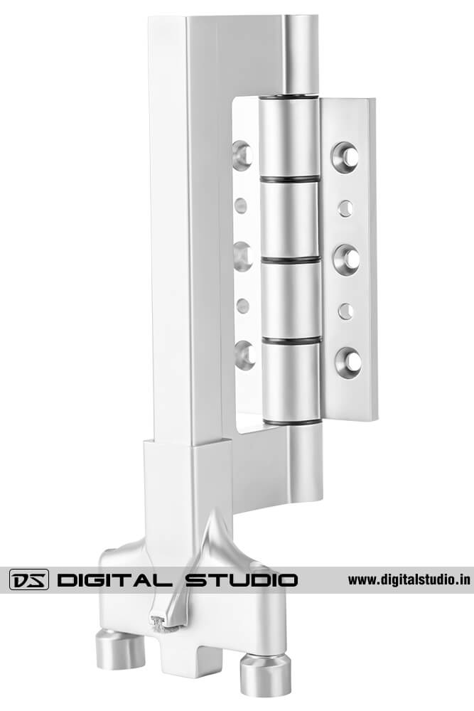 Edited photo of door hardware