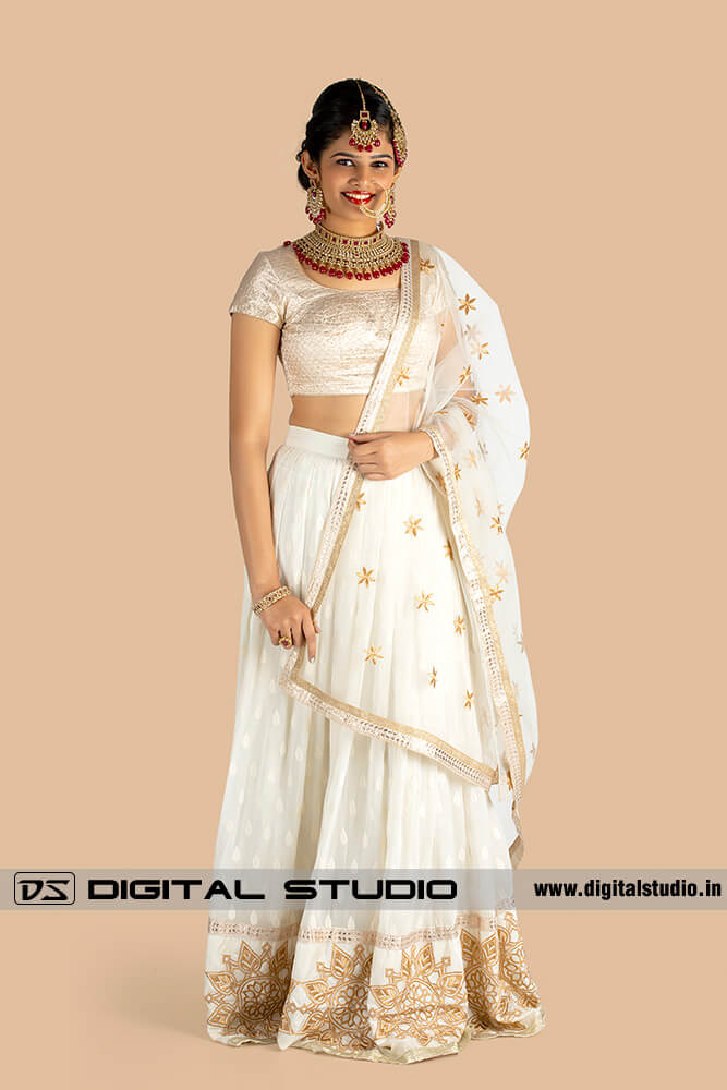 Full length lehenga choli model