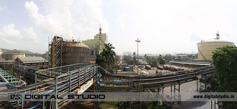 Panorama of Deepak Fertiser plant - Taloja