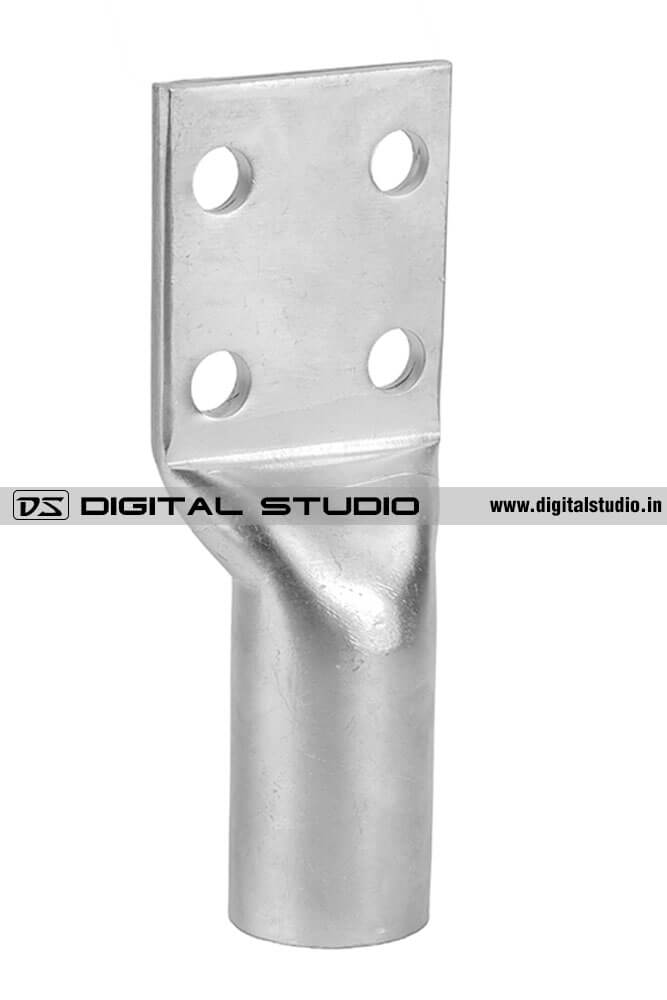 Aluminium cable lug 4 hole palm compression terminal for heavy duty cable connections