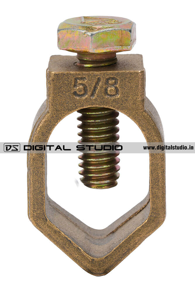 5/8 inch brass ground clamp for electrical earthing and bonding