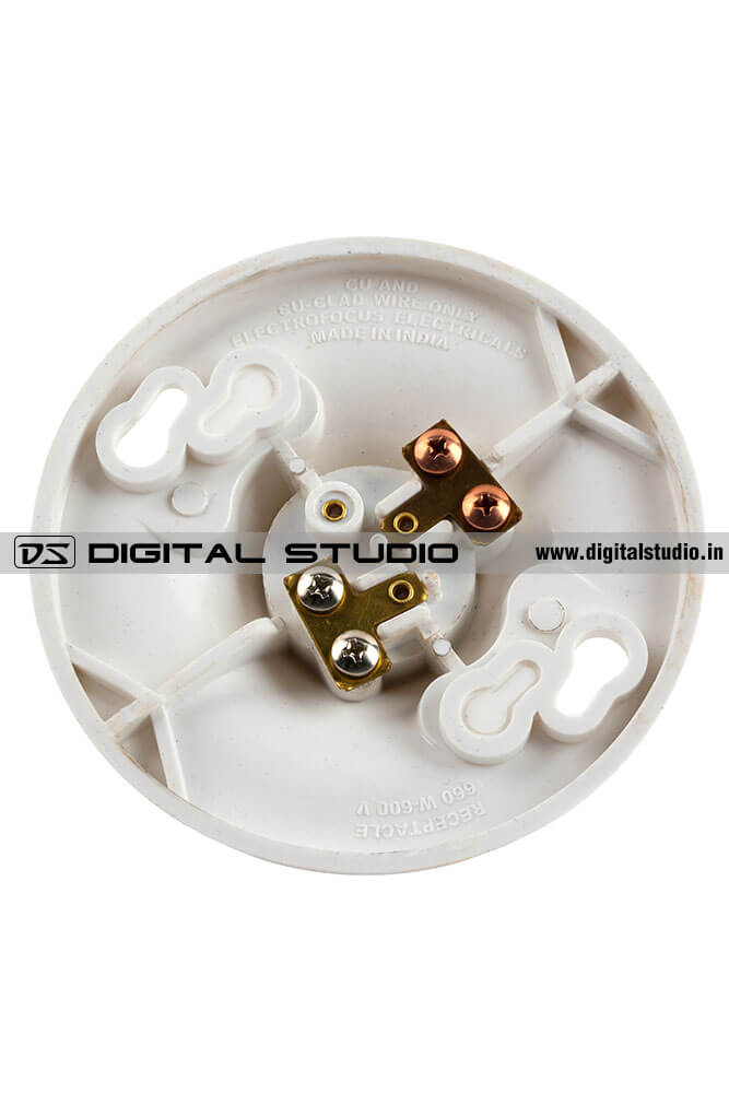 3 terminal electrical ceiling rose wire connector made in India for lighting connections