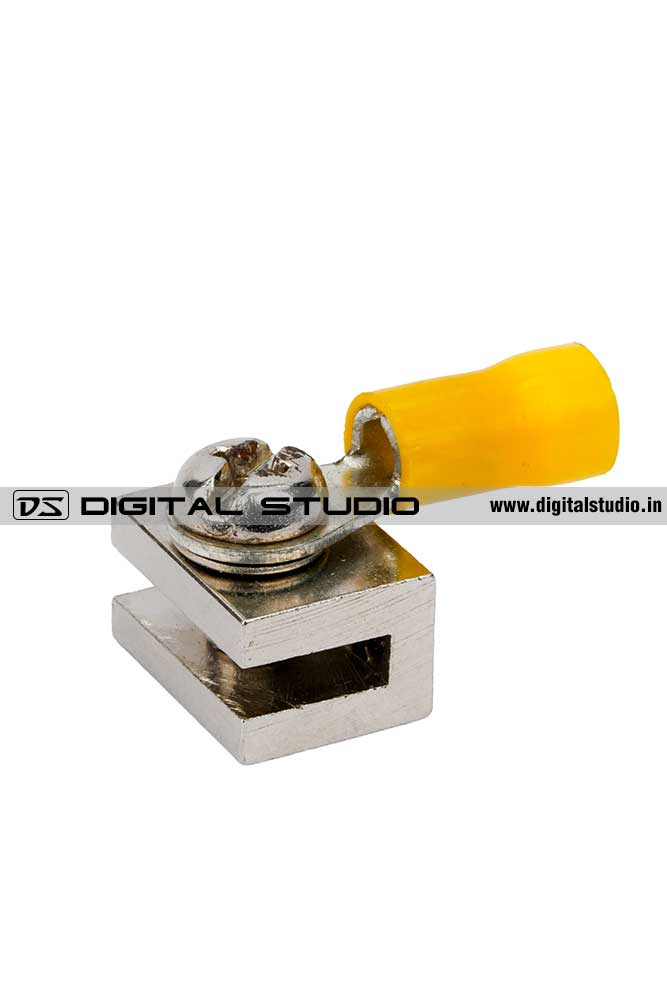 Electrical earth terminal block connector with insulated grounding wire