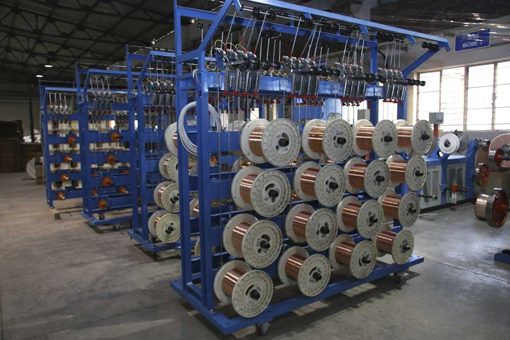 Copper wire winding machine