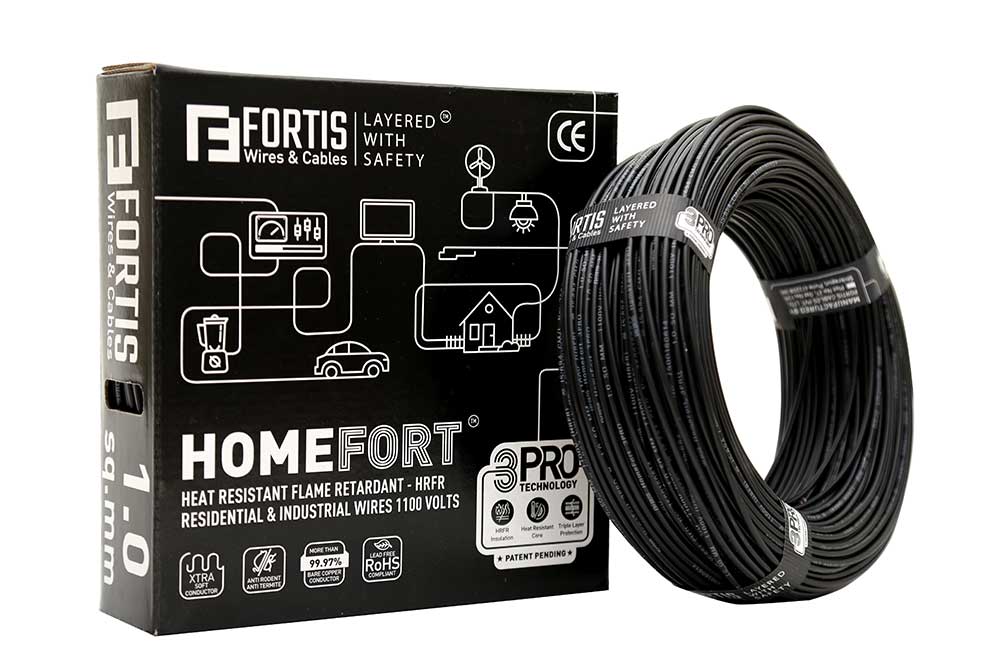 Black - Industrial wire for homes